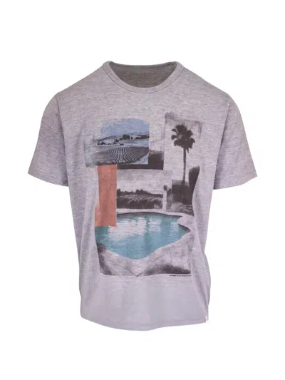 Ag Bryce Crew Graphic-print T-shirt In Animal Print