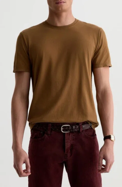 Ag Bryce Crew T-shirt In Brown