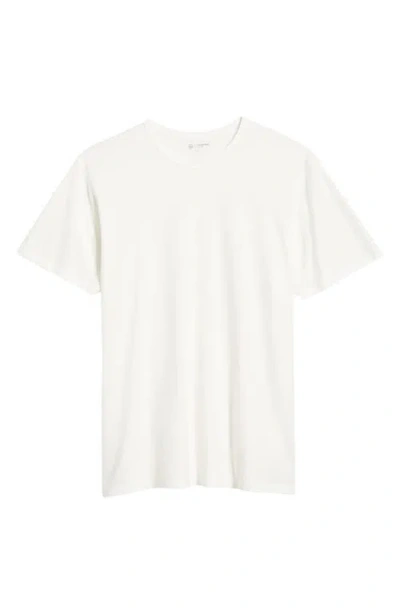Ag Bryce Crewneck T-shirt In Pearl White