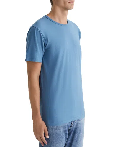 Ag Bryce Crewneck Tee In Crystal Blue