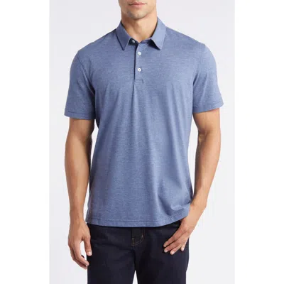 Ag Bryce Jersey Polo In Heather Navy