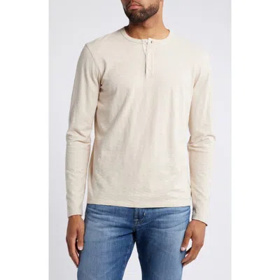 Ag Bryce Long Sleeve Henley In 5 Years Dried Spring