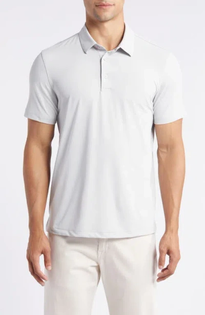 Ag Bryce Performance Jersey Polo In Fade To Graye