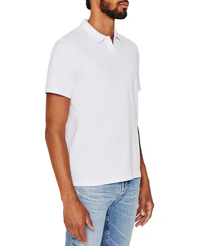 Ag Bryce Short Sleeve Polo In True White
