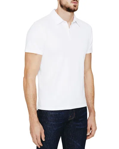 Ag Bryce Short Sleeve Polo In True White