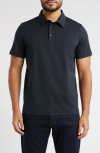Ag Bryce Short Sleeve Polo In True Black
