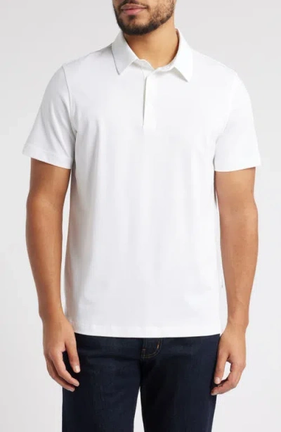 Ag Bryce Short Sleeve Polo In True White