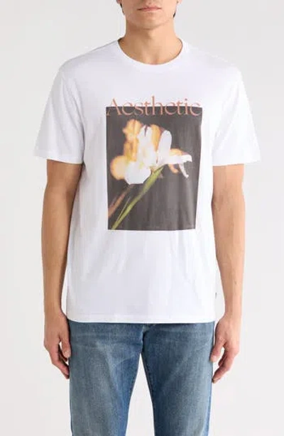 Ag Bryce Slim Fit Graphic T-shirt In White