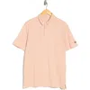 Ag Bryce Stripe Jersey Polo In Pink