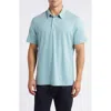 Ag Bryce Stripe Jersey Polo In Blue