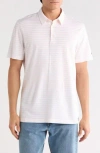 Ag Bryce Stripe Polo In White