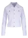 Ag Button-down Jacket In White