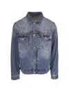 Ag Button-fastening Denim Jacket In Multi