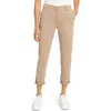 Ag Caden Crop Twill Trousers In Parched Trail