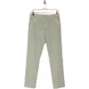 Ag Caden Crop Twill Trousers In Sulfur Rocky River