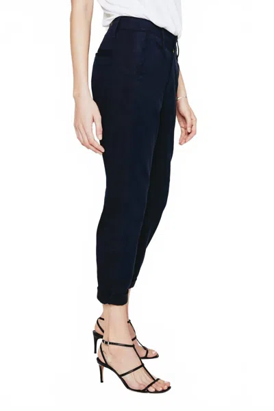 Ag Caden Cropped Ankle Trouser In Midnight Berlin In Blue