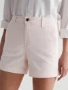 Ag Caden Short In Soft Blush In Gold