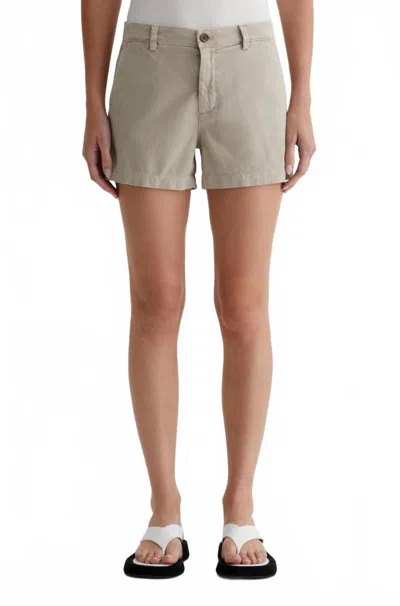 Ag Caden Tailored Trouser Shorts In Neutral