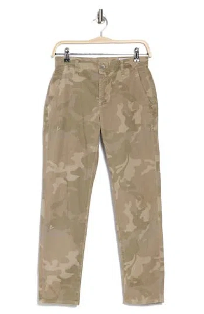 Ag Caden Tailored Ankle Pants In At Ease Camo Natural Multi