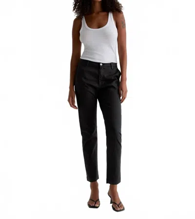 Ag Caden High Waist Stretch Crop Slim Straight Leg Jeans In Multi