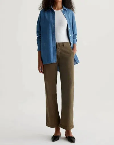 Ag Caden Trouser In Sulfur Oak In Multi