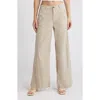 Ag Caden Twill Wide Leg Pants In Flax