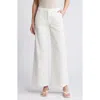 Ag Caden Twill Wide Leg Pants In Powder