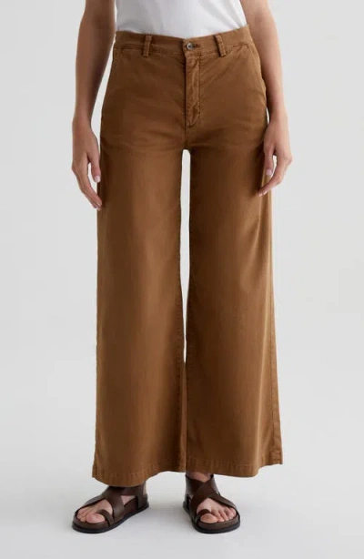 Ag Jeans Caden Wide Leg In Khaki