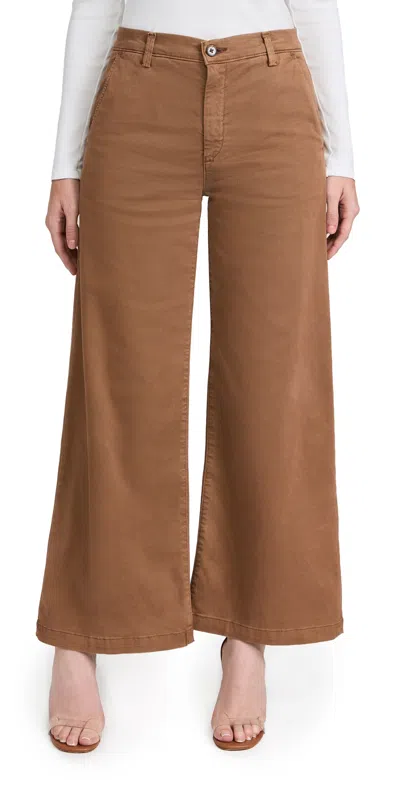 Ag Jeans Caden Wide Leg In Khaki