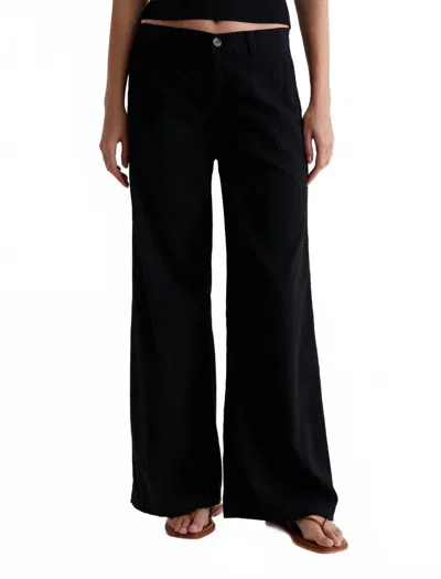 Ag Caden Wide Leg Pants In Black