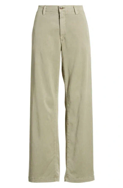 Ag Caden Tailored Fit Straight Ankle Pants In Sulfur Dried Parsley
