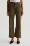 Ag Caden Straight Tailored Trouser In Sulfur Oak In Sulfur Oak Brown