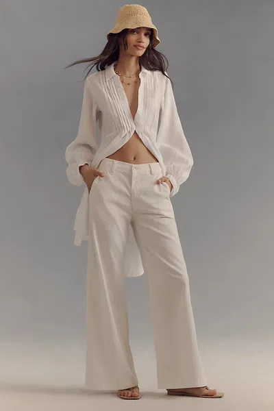 Ag Caden Wide-leg Pants In Gray
