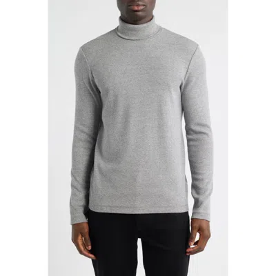 Ag Canon Turtleneck Cotton Blend Sweater In Gray
