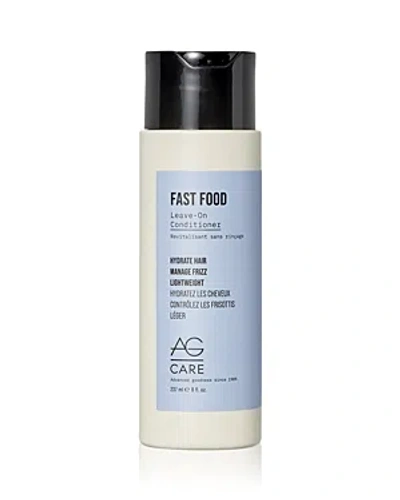 Ag Care Fast Food Leave-on Conditioner 8 Oz. In White