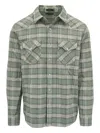 Ag Checked Snap-button Shirt In Multi