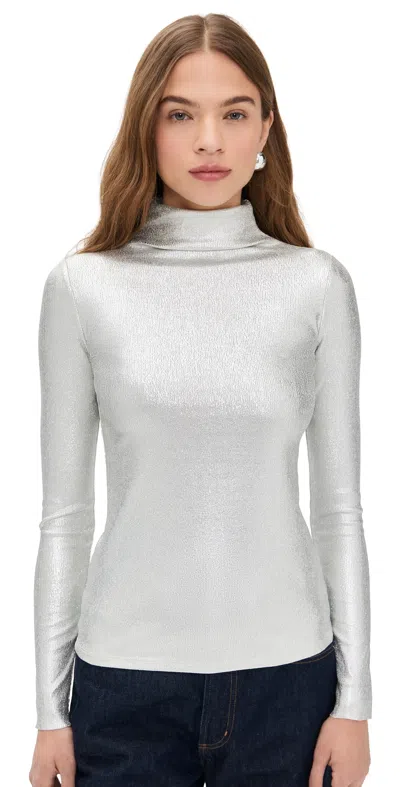 Ag Chels Turtleneck Powder/silver In Gray