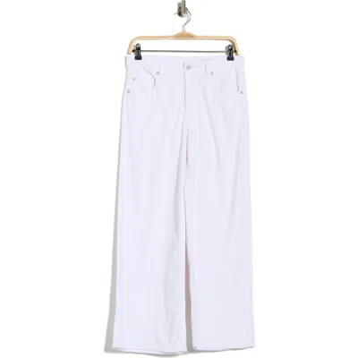Ag Cherise Crop Wide Leg Jeans In White