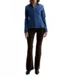 Ag Cheryl Long Sleeve Fitted Denim Shirt In Libertine In Multi