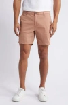 Ag Cipher Chino Shorts In Sepia Sky