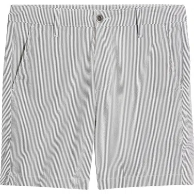 Ag Cipher Slim Fit Stripe Seersucker Chino Shorts