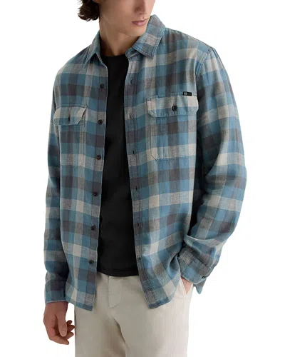 Ag Classic Fit Curtis Work Shirt In Blue