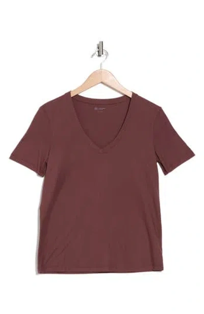 Ag Classic Fit V-neck T-shirt In Passionfruit