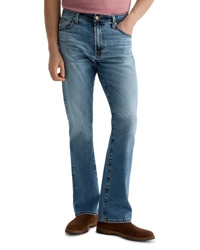Ag Clint Classic Bootcut Fit Jeans In 19 Years Juniper In Blue