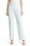 AG AG CLOVE PINTUCK HIGH WAIST STRAIGHT LEG JEANS