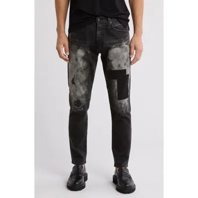 Ag Clyfton Distressed Taper Fit Jeans In 15yrs Blacksmith