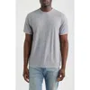 Ag Como Double Layer Crewneck T-shirt In Gray