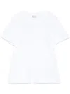 Ag Cotton T-shirt In White