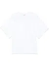 Ag Cotton T-shirt In White