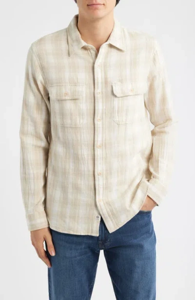 Ag Curtis Classic Fit Button-up Work Shirt In Neutral
